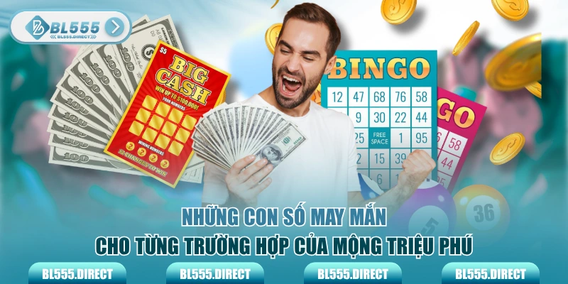 Những con số may mắn cho từng trường hợp của mộng triệu phú